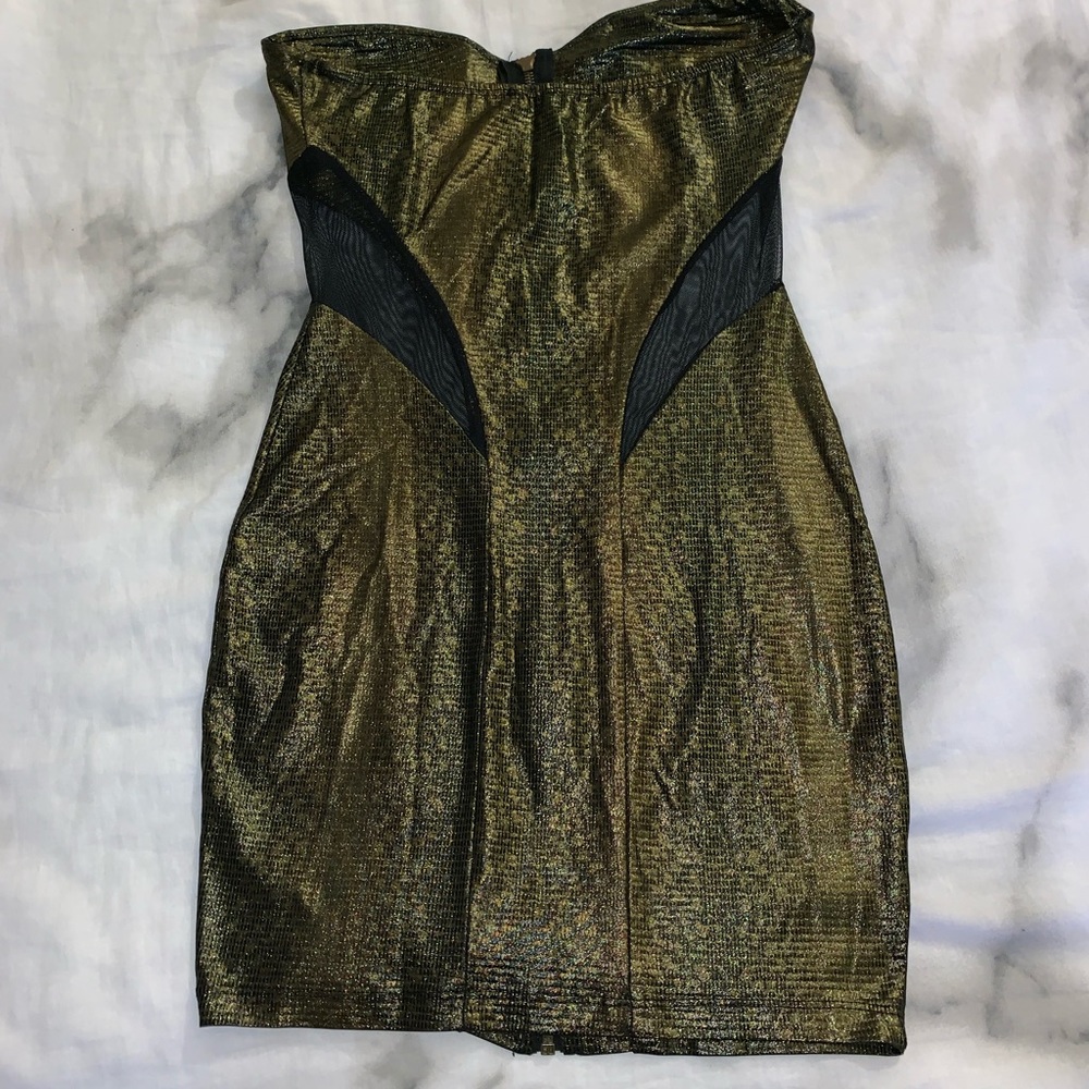 Mini shimmer dress
